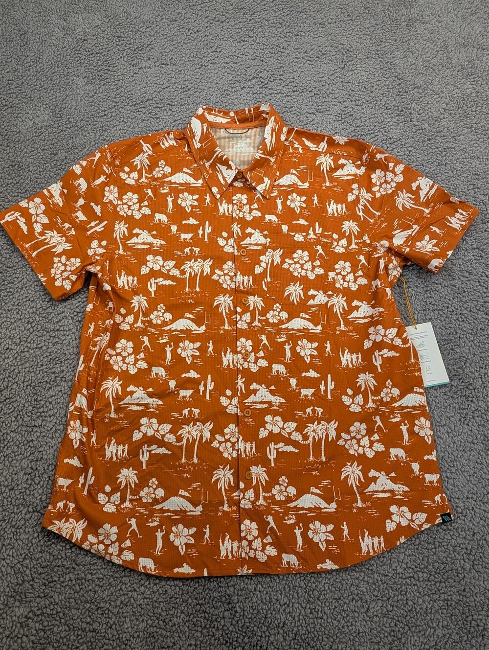 NWT Wellen Airweave Performance Shirt Large UT Texas Longhorns (1032)